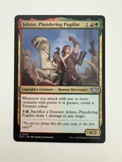 Jolene Plundering Pugilist MTG Magic the Gathering Card NM Near Mint OTC - Image 1