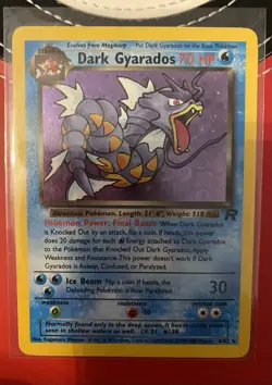 Dark Gyarados TCG Team Rocket Holo Card 8/82 NM Condition Pokemon Card - Image 1