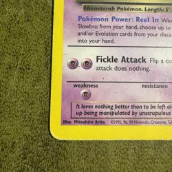 Pokemon TCG Dark Slowbro Team Rocket 29/82 Regular Rare Card MP Condition - Image 3
