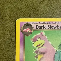 Pokemon TCG Dark Slowbro Team Rocket 29/82 Regular Rare Card MP Condition - Image 4