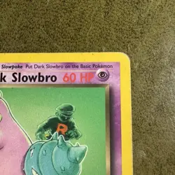 Pokemon TCG Dark Slowbro Team Rocket 29/82 Regular Rare Card MP Condition - Image 5
