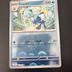 Pokemon TCG White Flare Dewott Card 022/086 Pokeball Reverse Holo - Image 1