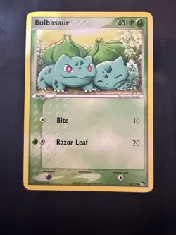 2005 Pokemon TCG Bulbasaur Card 12/17 Series 2 Tournament Promo - Image 1