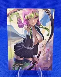 CR-004 Mitsuri Kanroji - Demon Slayer | Stunner Plan A Waifu Goddess Story Card - Image 1