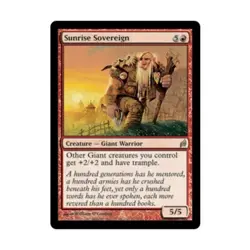 WOTC MtG Lorwyn Sunrise Sovereign (R) (Foil) NM - Image 1