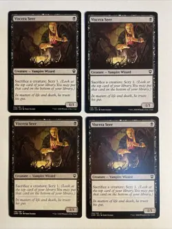 4x Mtg Commander Legends Viscera Seer NM/M Magic The Gathering - Image 1