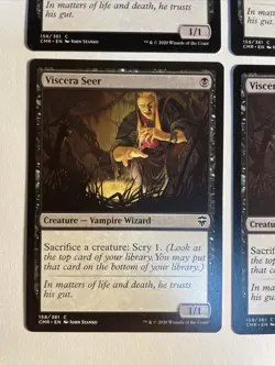 4x Mtg Commander Legends Viscera Seer NM/M Magic The Gathering - Image 2