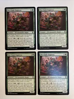 4x Mtg Commander Legends Fin-Clade Fugitives NM/M Magic The Gathering - Image 1