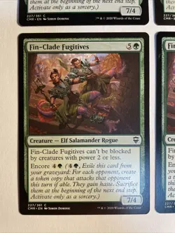 4x Mtg Commander Legends Fin-Clade Fugitives NM/M Magic The Gathering - Image 2