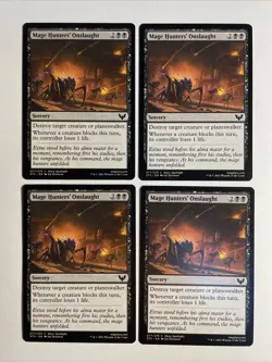 4x Mtg Strixhaven Mage Hunters‘ Onslaught NM/M Magic The Gathering - Image 1