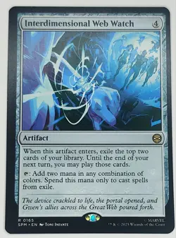 2025 MTG Interdimensional Web Watch R 0165/ Marvel's Spider-Man [Regular] - Image 1