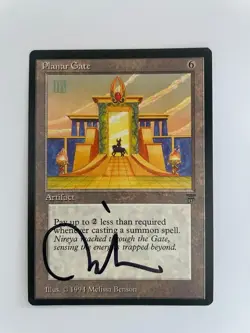MTG ARTIST PROOF LEGENDS PLANAR GATE SIGNED BY MELISSA BENSON VERY RARE ARTIFACT - Image 1