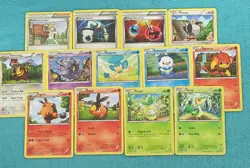 Lot Of 13 Black&white Pokemon Cards 2011 - Image 1