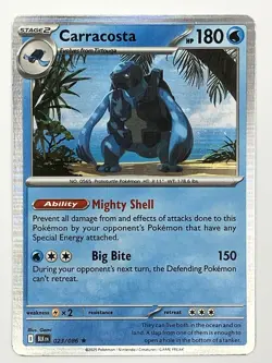 Carracosta - 023/086 Rare Holo NM Pokemon SV: Black Bolt - Image 1