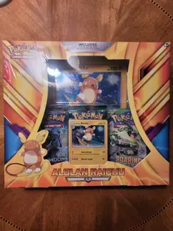 NEW Pokemon ALOLAN RAICHU Box~ROARING SKIES Rayquaza Pack~SUN & MOON~Sealed~HTF! - Image 2