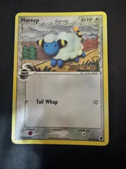 2006 Pokemon EX Dragon Frontiers Mareep Reverse Holo 54/101 - Image 1