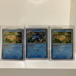 Pokemon Mega Evolution 2x Psyduck 007 and Golduck 008 Promo Holo NM-M - Image 1