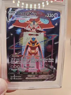 2023 POKEMON CROWN ZENITH #GG45 FA/DEOXYS VMAX CROWN ZENITH PSA 10 GEM MINT - Image 3