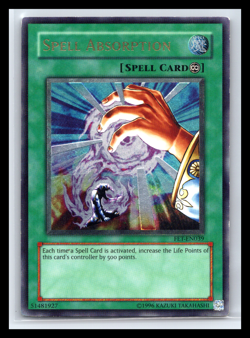 Yugioh Spell Absorption FET-EN039 Ultimate Rare Foil Unlimited LP - Image 1