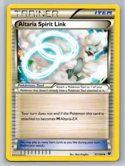 Altaria Spirit Link #91/124 XY - Fates Collide Uncommon - Pokemon Cards G27 - Image 1