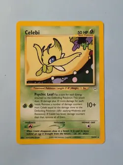 Celebi Neo Revelation Pokemon TCG Card 16/64 NM/LP Condition - Image 1