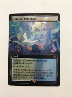 Celestial Colonnade Foil Extended Borderless MTG Magic Gathering Card Mint WHO - Image 1