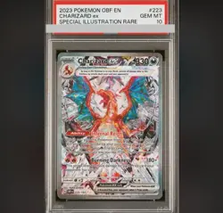 Obsidian Flames Charizard EX Special Illustration Rare Card PSA 10 Mint 223/197 - Image 1