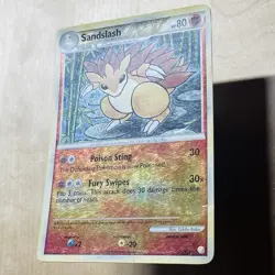 Sandslash 29/123 Heartgold Soulsilver Reverse Holo Rare LP English Pokemon Card - Image 3