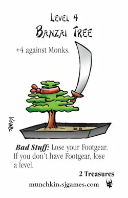 Munchkin Fu Banzai Tree Promotional Card Exclusive Warehouse 23 10d2 - Image 1