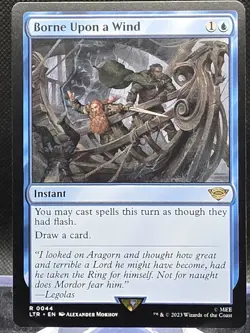 Borne Upon a Wind #44 Lord of the Rings Regular Rare - Image 1