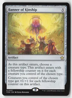 MTG - Banner of Kinship R Foundations 127 LP-NM - Image 1