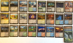 MTG Final Fantasy FIN - Deck Builders Land Bundle Starting Town + - Image 1