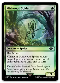 Mirkwood Spider #178 (Foil) (NM) Lord of the Rings LTR Magic MTG - Image 1