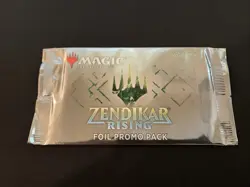 1x MTG Zendikar Rising Foil Promo Pack New Factory Sealed Magic The Gathering - Image 1
