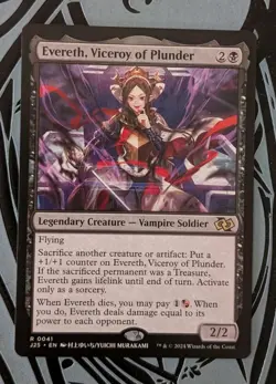 MTG Foundations Jumpstart Rare EVERETH VICEROY OF PLUNDER NM - Image 1