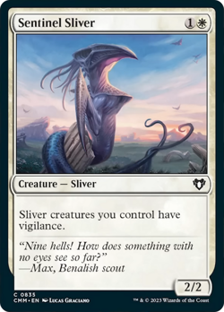MTG - Sentinel Sliver [Commander Masters] - Image 1