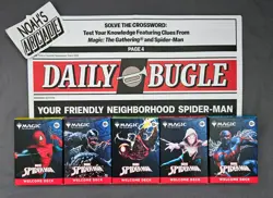 SDCC 2025 Magic The Gathering x Marvel Spider-Man Complete 5 Deck Set w/ Playmat - Image 1
