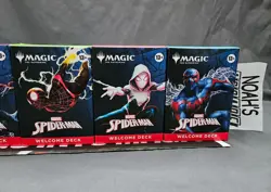 SDCC 2025 Magic The Gathering x Marvel Spider-Man Complete 5 Deck Set w/ Playmat - Image 3