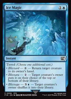 1x Ice Magic - Foil NM Eng MTG - Final Fantasy - Image 1