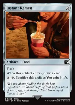 1x Instant Ramen - Foil NM Eng MTG - Final Fantasy - Image 1