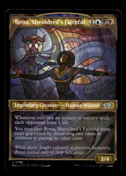 Rona, Sheoldred's Faithful (Halo Foil) 188 Foil U March of the Machine: Multiver - Image 1