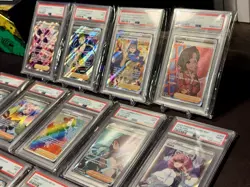 Pokemon PSA 9 Lot (13) Full Art Trainers SWSH SV Rainbow Cynthia Iono Miriam - Image 2