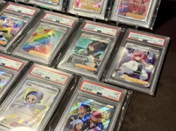 Pokemon PSA 9 Lot (13) Full Art Trainers SWSH SV Rainbow Cynthia Iono Miriam - Image 5