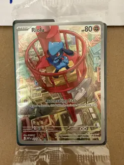SEALED Riolu 010 Mega Evolution ETB Promo - Pokemon TCG - Image 2