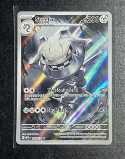 Steelix 150/132 Illustration Rare Pokemon Mega Evolution - Pack Fresh - Image 1