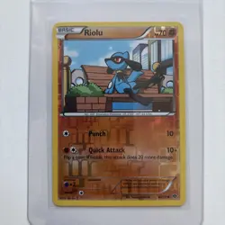 Riolu 63/99 Common Reverse Holo Next Destinies Pokemon TCG - Near Mint - Image 1