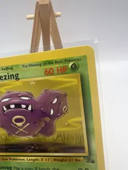 Pokemon TCG Weezing Fossil 45/62 Regular WOTC LP - Image 3