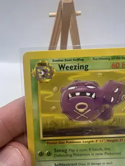 Pokemon TCG Weezing Fossil 45/62 Regular WOTC LP - Image 4