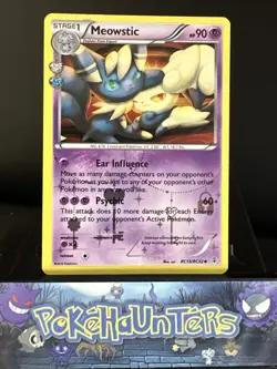 Pokemon Card Meowstic RC15/RC25 Legendary Treasures Radiant Collection NM - Image 1