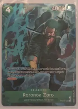 Roronoa Zoro PRB02-006 R ONE PIECE Card The Best Vol 2 ONE PIECE Card Game ENG - Image 1